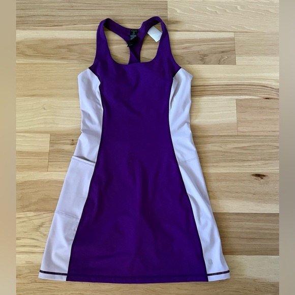 Sweaty Betty Power Purple Workout Performance Dress Built In Bodysuit Size S - Picture 8 of 12
